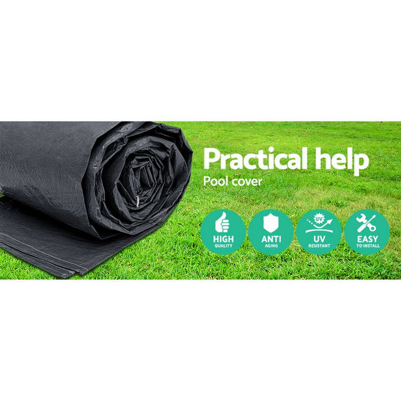 Bestway Pool Cover Fits 3.66m/12ft Round Swimming Pool PVC Blanket 3.7m - RnR Galore
