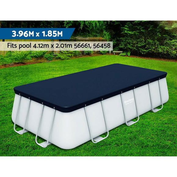 Bestway Pool Cover Fits 4.12x2.01m Above Ground Swimming Pool PVC Blanket - RnR Galore