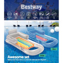 Bestway Pool Float Inflatable Lounge Seat Pillow Bed Cup Holder - RnR Galore