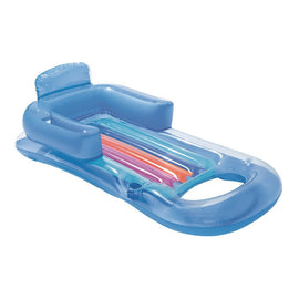 Bestway Pool Float Inflatable Lounge Seat Pillow Bed Cup Holder - RnR Galore