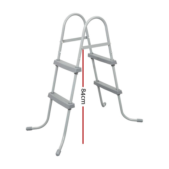 Bestway Pool Ladder 84cm 2 Step Above Ground Swimming Pools Removable Steps Stairs - RnR Galore