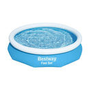 Bestway Swimming Pool 305x66cm Above Ground Round Inflatable Pools w/ Filter Pump 3200L - RnR Galore