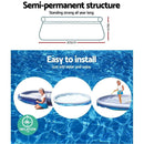 Bestway Swimming Pool 305x76cm Above Ground Round Inflatable Pools 3800L - RnR Galore