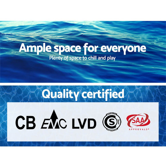 Bestway Swimming Pool 366x76cm Steel Frame Round Above Ground Pools w/ Filter Pump 6473L - RnR Galore