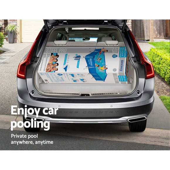 Bestway Swimming Pool 400x211x81cm Steel Frame Above Ground Pools 5700L - RnR Galore