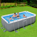 Bestway Swimming Pool 412x201x122cm Steel Frame Above Ground Pools Filter Pump Ladder 8124L - RnR Galore
