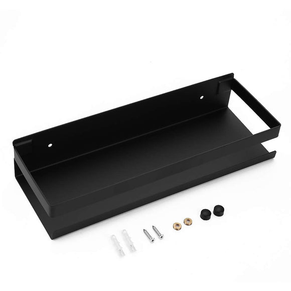 Black Bathroom Shower Shelf Kitchen Rack Storage Shelves Shampoo Holder Organizer - RnR Galore