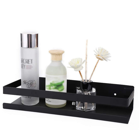 Black Bathroom Shower Shelf Kitchen Rack Storage Shelves Shampoo Holder Organizer - RnR Galore