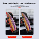 Car Phone Holder Metal Gravity 360 Universal Rotation Ball Air Vent Cellphone Stand(White) - RnR Galore