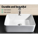 Cefito Bathroom Basin Ceramic Vanity Sink Hand Wash Bowl 48x37cm White - RnR Galore