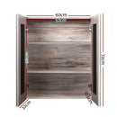 Cefito Bathroom Mirror Cabinet 600x720mm Oak - RnR Galore