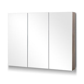 Cefito Bathroom Mirror Cabinet 900x720mm Oak - RnR Galore