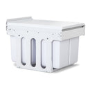 Cefito Pull Out Bin Kitchen Double Basket 2X15L White - RnR Galore