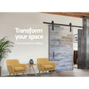 Cefito Sliding Barn Door Hardware Track Set 4m - RnR Galore