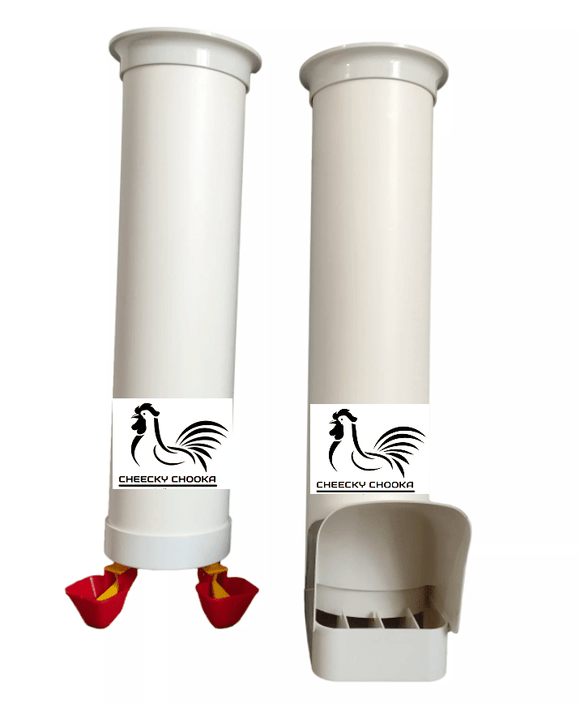 Cheecky Chooka Poultry Feeder & Waterer Set - RnR Galore