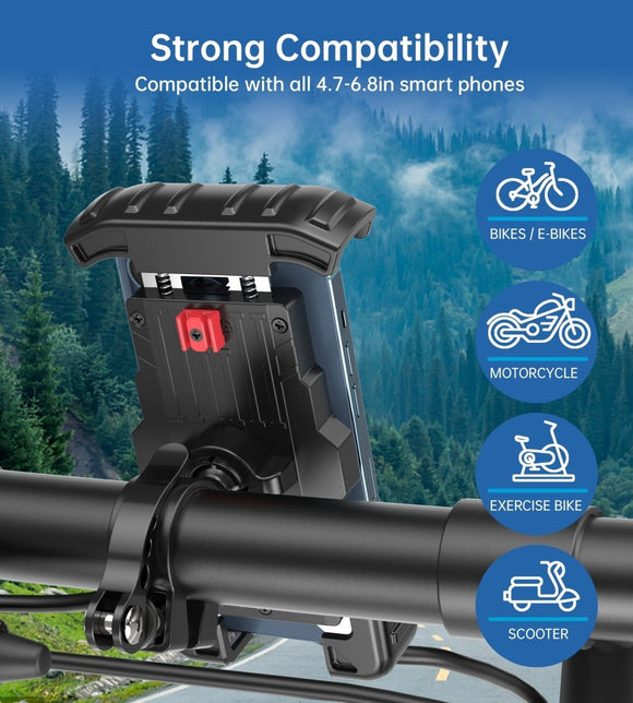 CHOETECH H067 - GY Adjustable Mobile Stand for Bicycle (Gray) - RnR Galore