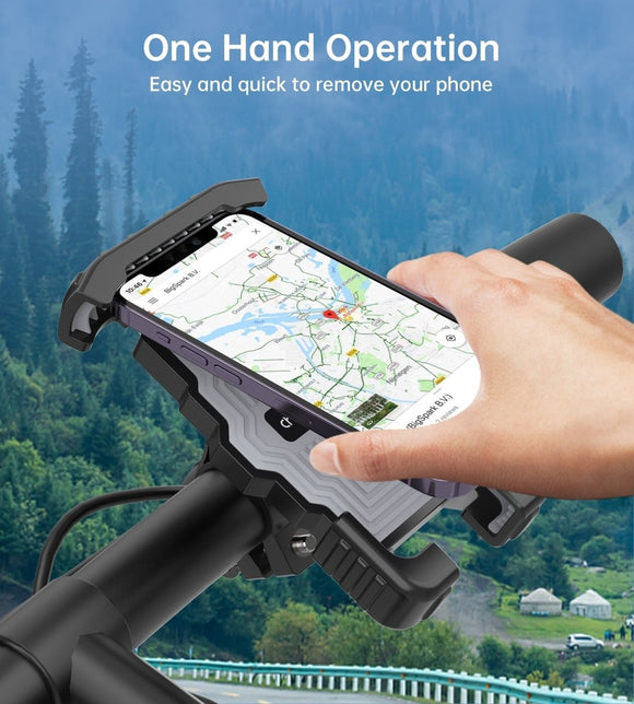 CHOETECH H067 - GY Adjustable Mobile Stand for Bicycle (Gray) - RnR Galore