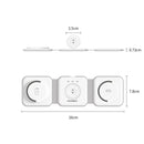 CHOETECH T588 - F - WH 3 - in - 1 Foldable Fast Wireless Charger for Phone/Watch/Earphone - RnR Galore