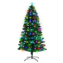 Christabelle 1.2m Enchanted Pre Lit Fibre Optic Christmas Tree Stars Xmas Decor - RnR Galore