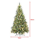Christabelle 1.2m Pre Lit LED Christmas Tree Decor with Pine Cones Xmas Decorations - RnR Galore