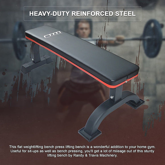 Commercial Flat Weight Lifting Bench - RnR Galore