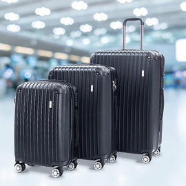 Delegate Suitcases Luggage Set 20" 24" 28"Carry On Trolley TSA Travel Bag - RnR Galore