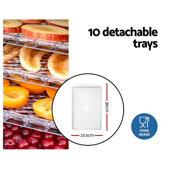 Devanti 10 Trays Food Dehydrator - RnR Galore
