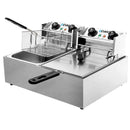 Devanti 20L Electric Commercial Deep Fryer Double Baskets 4400W - RnR Galore