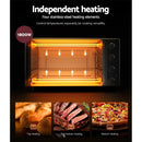 Devanti 45L Convection Oven Electric Fryer Ovens 1800W - RnR Galore