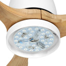 Devanti 52'' Ceiling Fan AC Motor w/Light w/Remote - Light Wood - RnR Galore