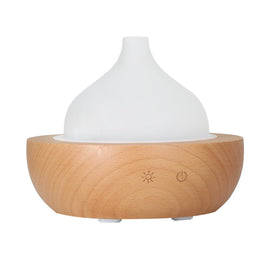 Devanti Aroma Aromatherapy Diffuser LED Oil Ultrasonic Air Humidifier Glass Wood - RnR Galore