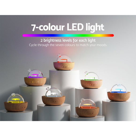 Devanti Aroma Diffuser Aromatherapy Glass 200ml - RnR Galore