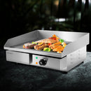 Devanti Commercial Electric Griddle 55cm BBQ Grill Plate 3000W - RnR Galore