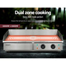 Devanti Commercial Electric Griddle 73cm BBQ Grill Plate 4400W - RnR Galore