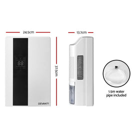 Devanti Dehumidifier 2L Air Purifier White - RnR Galore