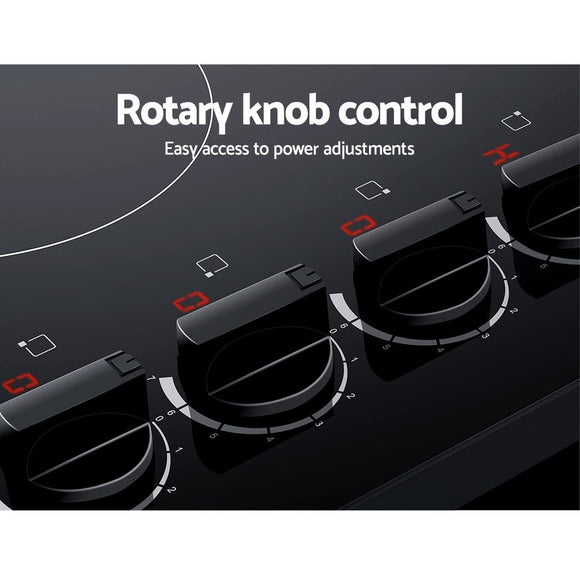 Devanti Electric Ceramic Cooktop 60cm - RnR Galore