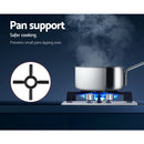 Devanti Gas Cooktop 30cm 2 Burner Silvir - RnR Galore