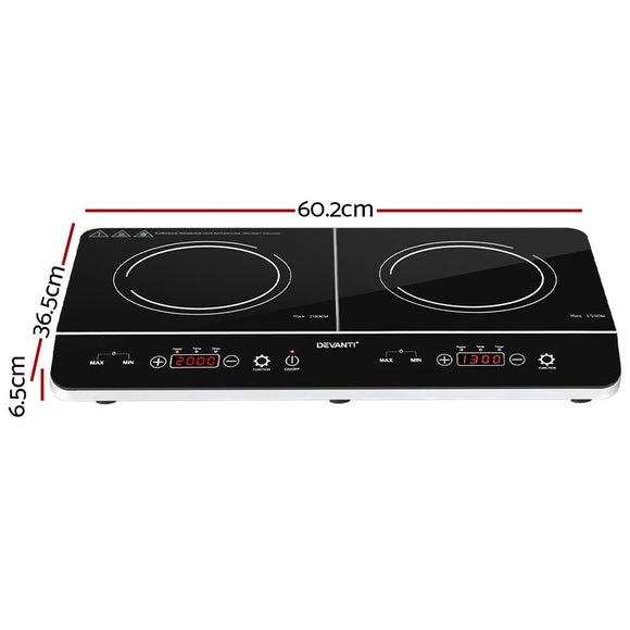 Devanti Induction Cooktop 60cm Portable Cooker - RnR Galore