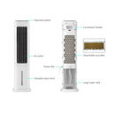 Devanti Tower Evaporative Air Cooler Conditioner Portable Cool Fan Humidifier 6L - RnR Galore