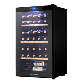 Devanti Wine Fridge Cooler 34 Bottles - RnR Galore