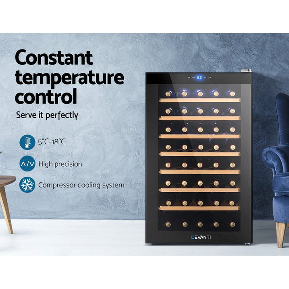 Devanti Wine Fridge Cooler 51 Bottles - RnR Galore