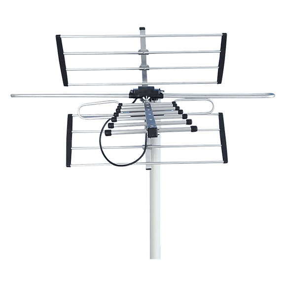 Digital TV Outdoor Antenna Aerial UHF VHF FM Signal Booster HD - RnR Galore