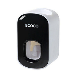 Ecoco Wall mount auto ands Free Toothpaste Dispenser Automatic Toothpaste Squeezer Bathroom Toothpaste Holder Black - RnR Galore