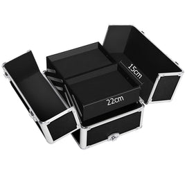 Embellir 7 in 1 Portable Cosmetic Beauty Makeup Trolley - Black - RnR Galore