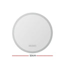 Embellir Bluetooth LED Wall Mirror With Light 50CM Bathroom Decor Round Mirrors - RnR Galore