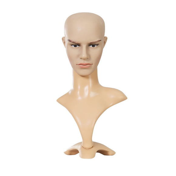 Embellir Male Mannequin Head Dummy Model Display Shop Stand Professional Use - RnR Galore