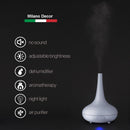 Essential Oil Diffuser Ultrasonic Humidifier Aromatherapy LED Light 200ML 3 Oils - Matte Grey - RnR Galore