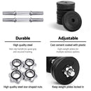 Everfit 25kg Dumbbell Set Weight Plates Dumbbells Lifting Bench - RnR Galore