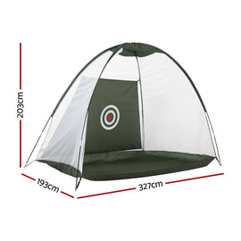 Everfit 3M Golf Practice Net Portable Training Aid Driving Target Tent Green - RnR Galore