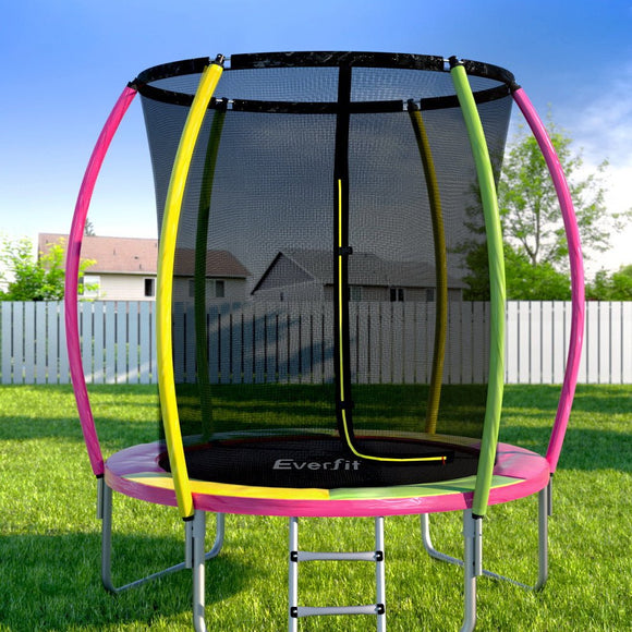 Everfit 6ft Kids Round Trampoline Rebounder - RnR Galore